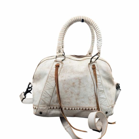STS Ranchwear Cremello Sansa White Leather Satchel Purse with crossbody STS31179 - Picture 5 of 14
